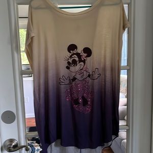 Minnie Mouse split back tshirt bought in Disney a few years ago.